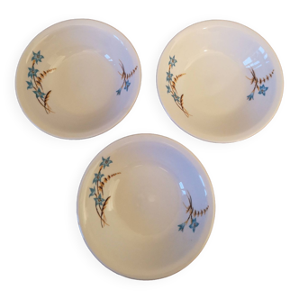 Three small vintage porcelain bowls signed, cups