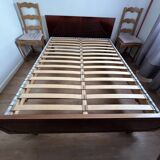 Vintage bed and its box spring