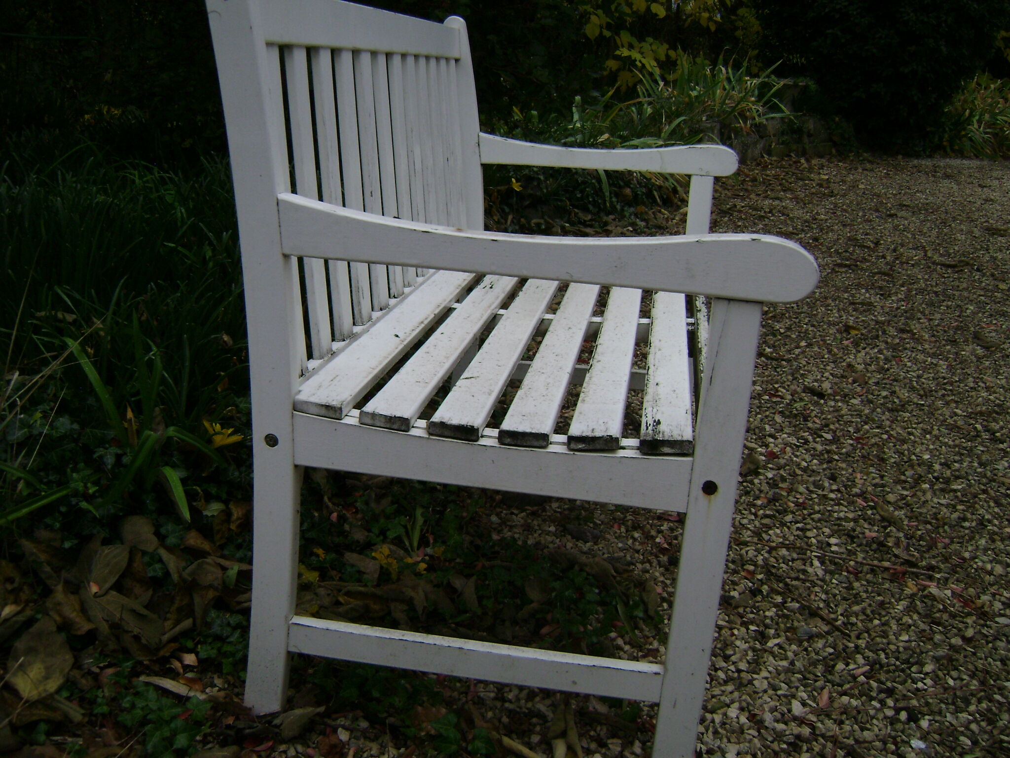 Wooden bench