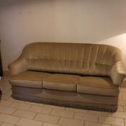 vintage velvet convertible sofa himolla