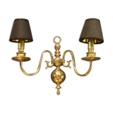 Italian midcentury brass sconce