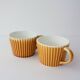 Set of Ceramic Tea Cups and Milk Jug by Secla, 1970's
