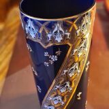 Lunéville roll-shaped vase