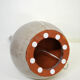 Large ceramic lamp, French work, 60s
