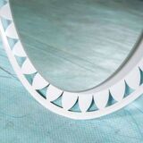 Organic mirror Space Age 1970s Hillebrand