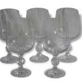 Lot of 5 glasses of commemoration Elisabeth queen 1900-1980 "