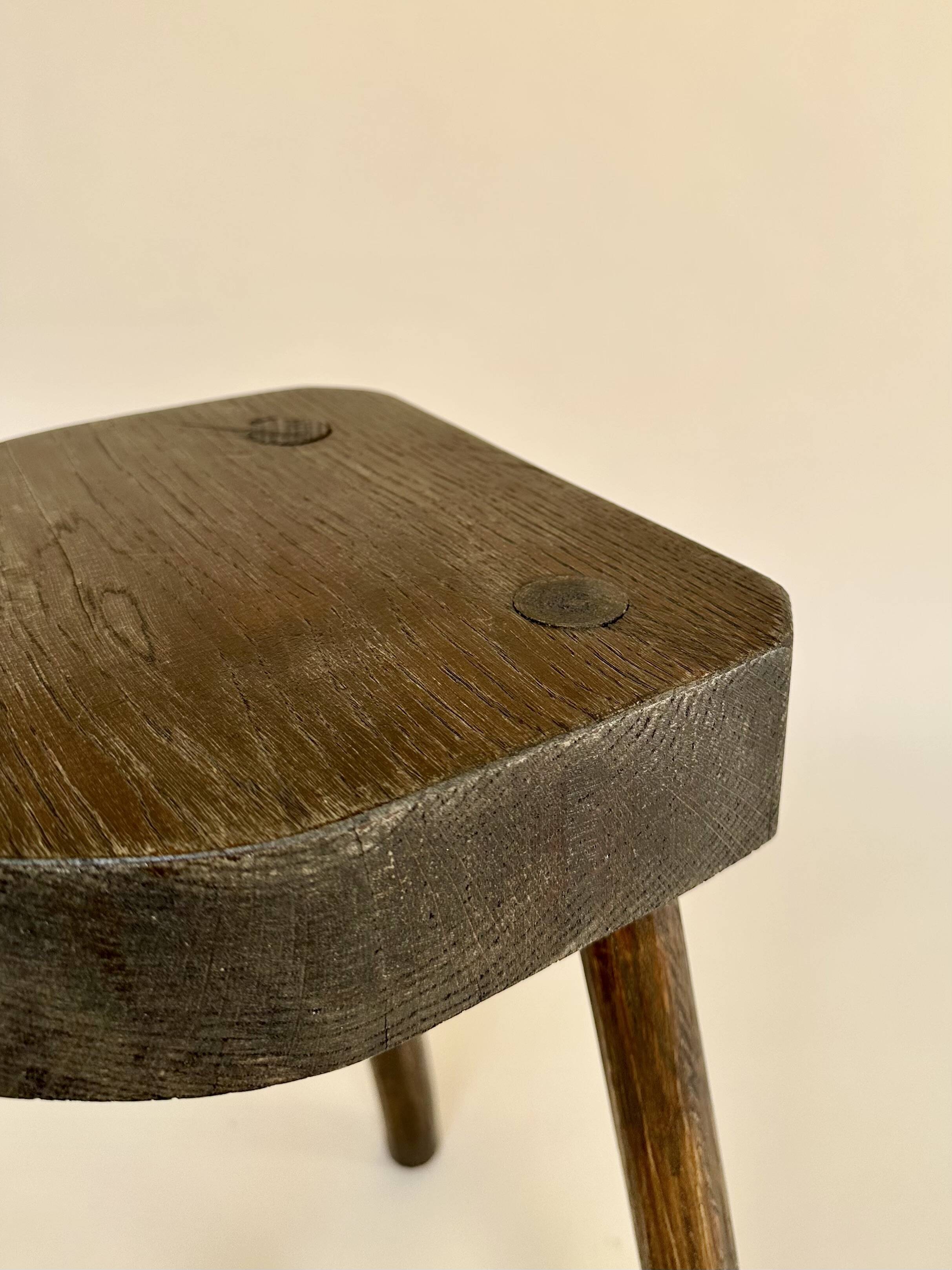 Tripod stool, late 19th century