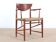 Pair of Scandinavian armchairs in 317 model in teak