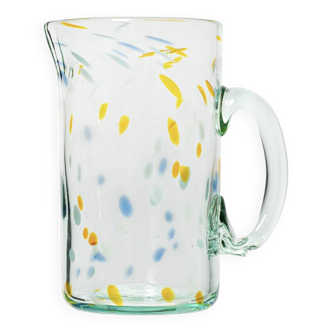 Multicolored pitcher