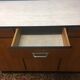 Buffet en bois clair et plateau Formica, 1960