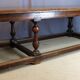 Table de salle à manger en chêne, XIXème siècle