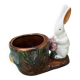 Ceramic rabbit pot from the early 20th century.