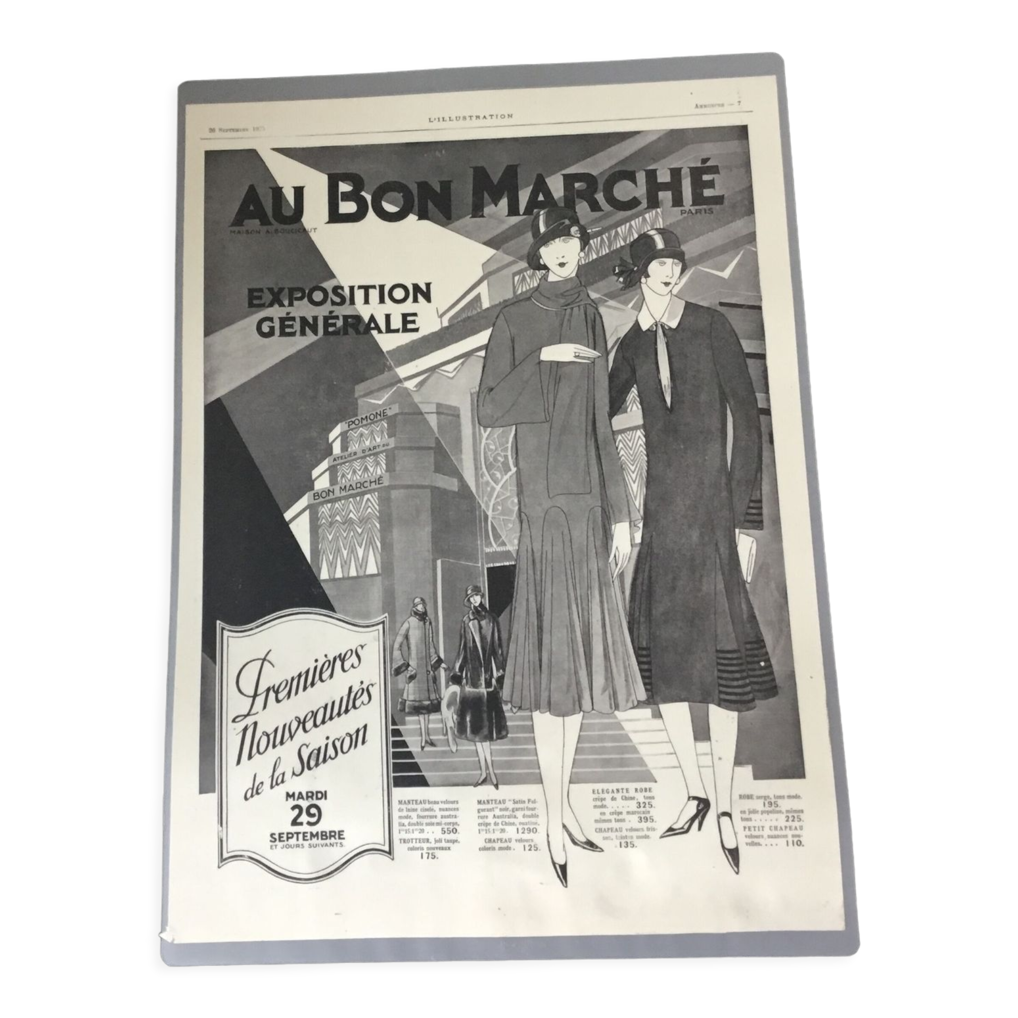 Vintage advertising to frame fashion at the right market
