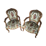 Pair of armchairs