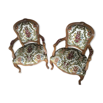 Pair of armchairs