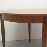 1960s extendible diningtable walnut by Lübke