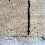 Handmade moroccan berber carpet 262 x 146 cm