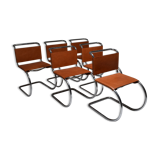 Mr10 chair series by ludwig mies van der rohe, italie 1980