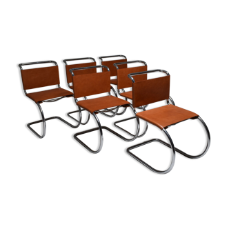 Mr10 chair series by ludwig mies van der rohe, italie 1980