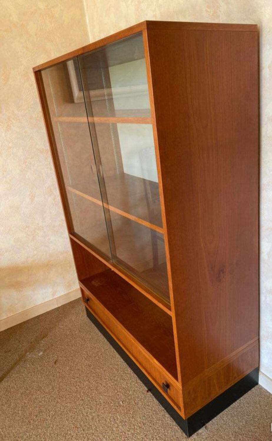 Glass library in Scandinavian style