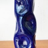 Organic ceramic vase from the mid-century by BKW Böttger Keramik Wandsbek, Hamburg, Germany, 1960s.