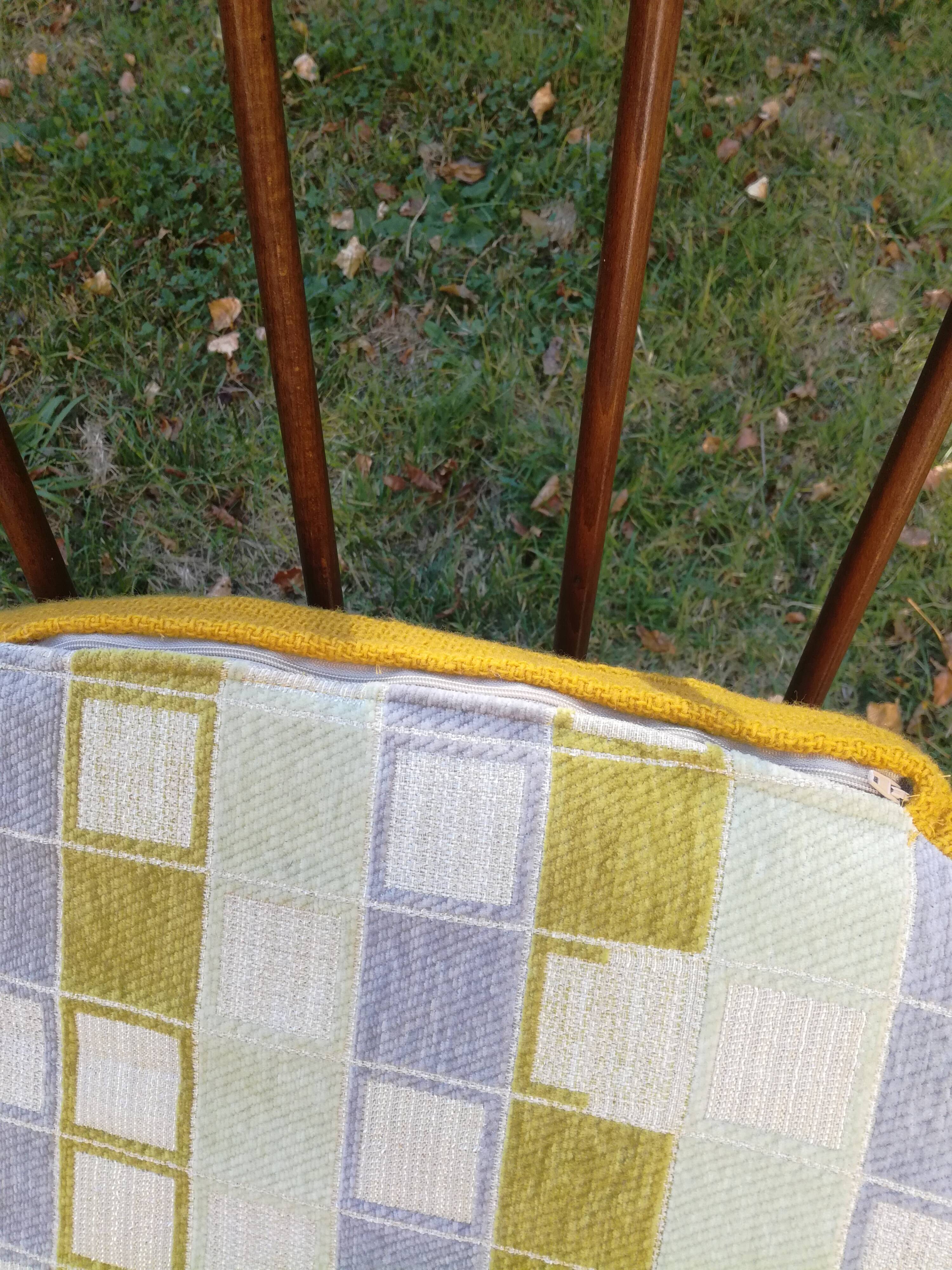 Pair of Baumann fan armchairs