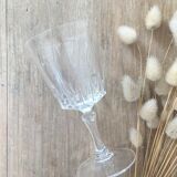 Cristal d'Arques foot glasses model "Versailles"