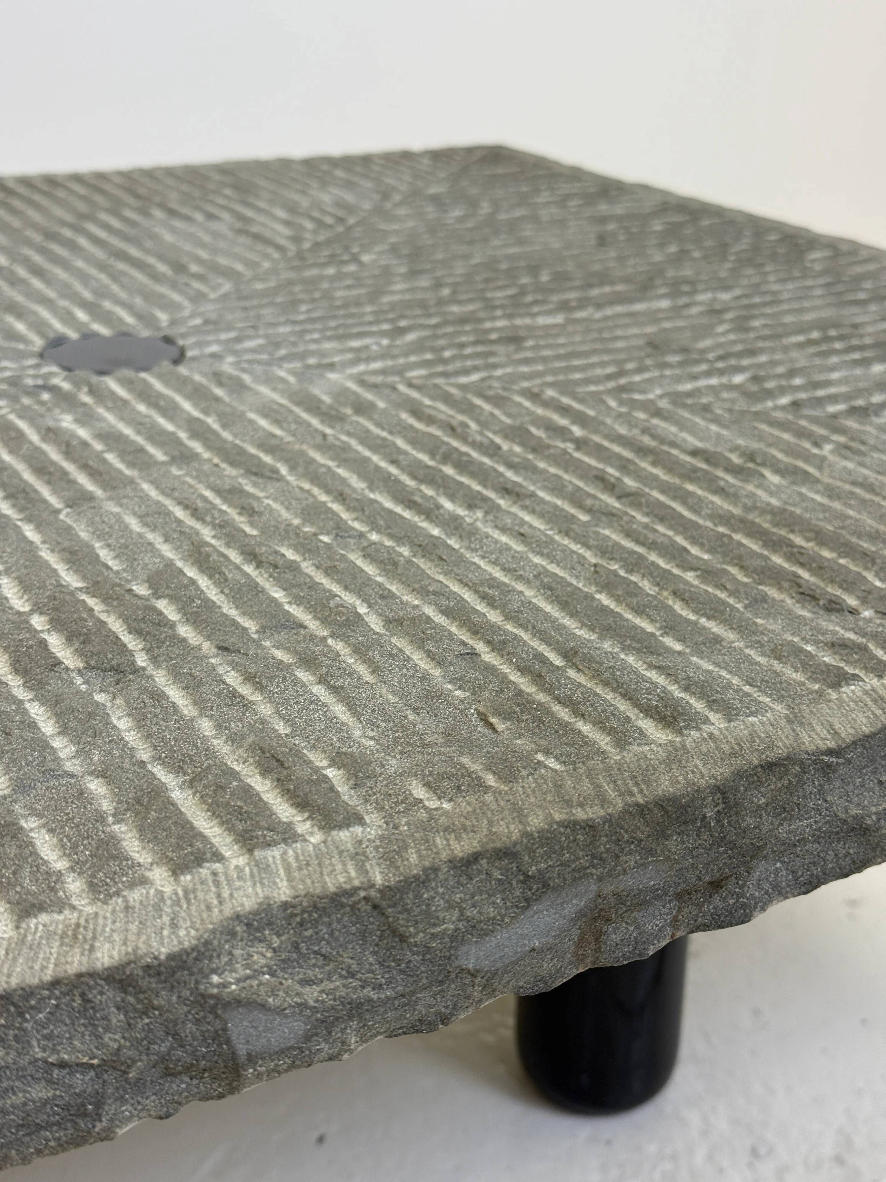 Coffee table "Granit" by Giulio Lazzotti for Mageia, Italy, 1981