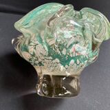 Multilayer glass bag cup with metal oxide inclusions - XXth