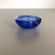 Blue Murano glass ashtray Murano, Italy, 1970s