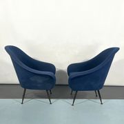 Mid-century modern loveseat and armchairs 50s