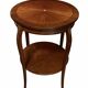 Louis XV style side table; sun veneer; removable top; H71cm