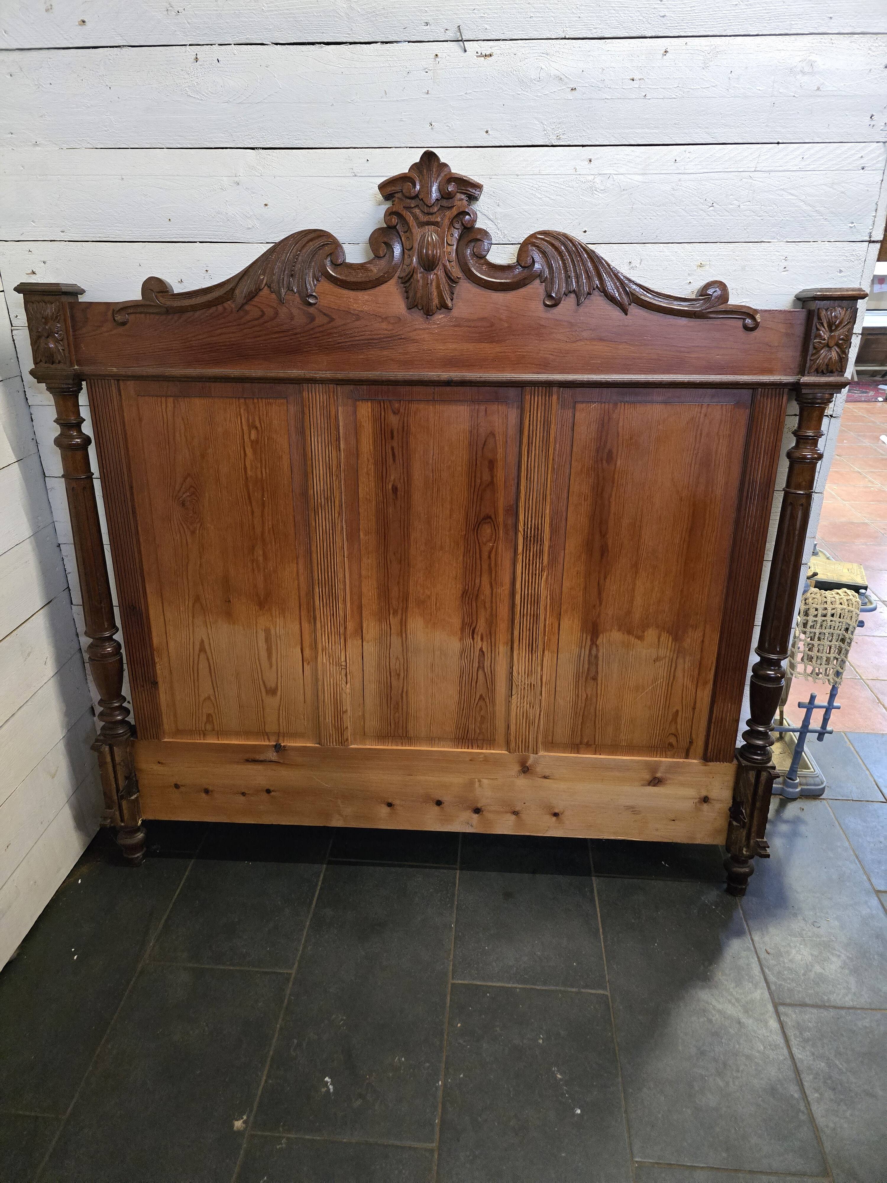 Antique headboard