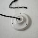 Ancienne suspension en opaline xxl vintage