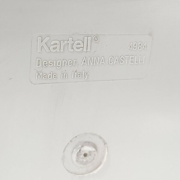 Meuble de rangement, corbeille à linge par Anna Castelli pour Kartell, 1970