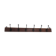 Bistro coat rack has 6 cast iron pads