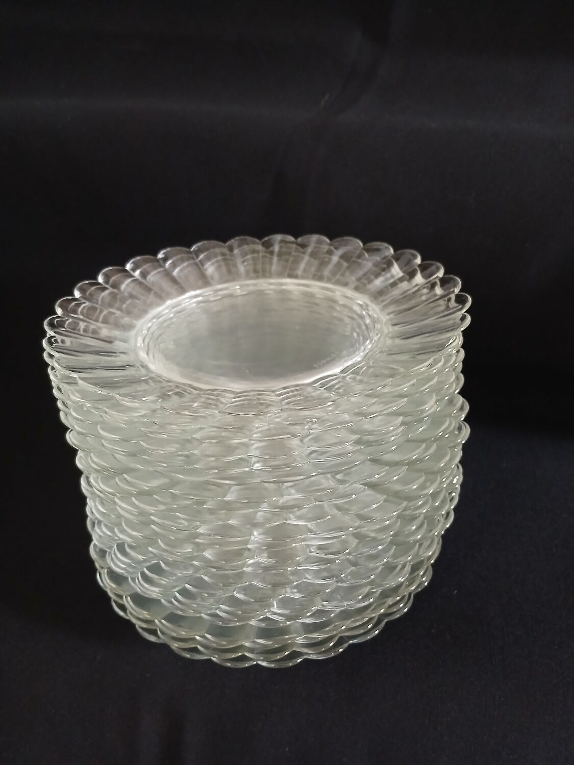 22 vintage Duralex dessert plates