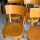 Suite de 5 chaises bistrot Baumann vintage