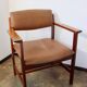 1960s Scandinavian armchair – rosewood, leather, vintage