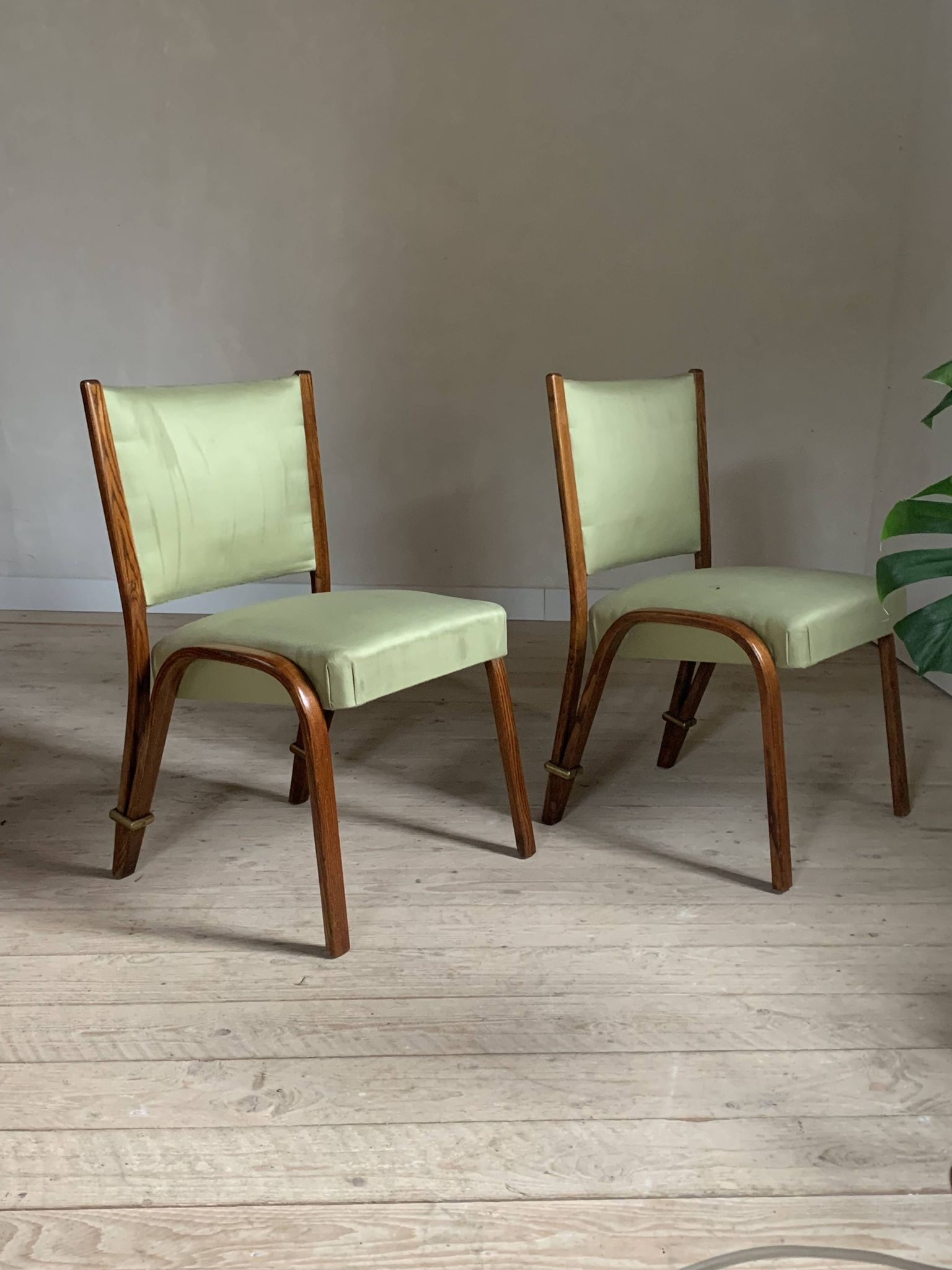 Steiner vintage bow wood chairs