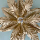 Vintage golden wall light