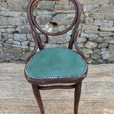 Pair of chairs Thonet n°28 model heart late nineteenth