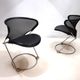 Set of 2 Wilkhahn Nuvola conference / dining room chairs by Herbert Ohl, 19