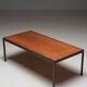 'T-angle' Low table in teak, designed by Florence Knoll for Knoll Int., 1950's