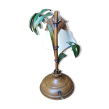 Metal lamp decoration bamboo opaline