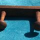 Wooden wall coat holder