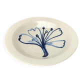 Assiette bol en céramique de studio du milieu du siècle de Wallakra, Suède, années 1960.