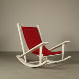 Gilles Sermadiras for Maison et Jardin, “Deauville” rocking chair, France, 1950