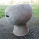 Vintage robert pansart outdoor armchair for elo in fiber cement.
