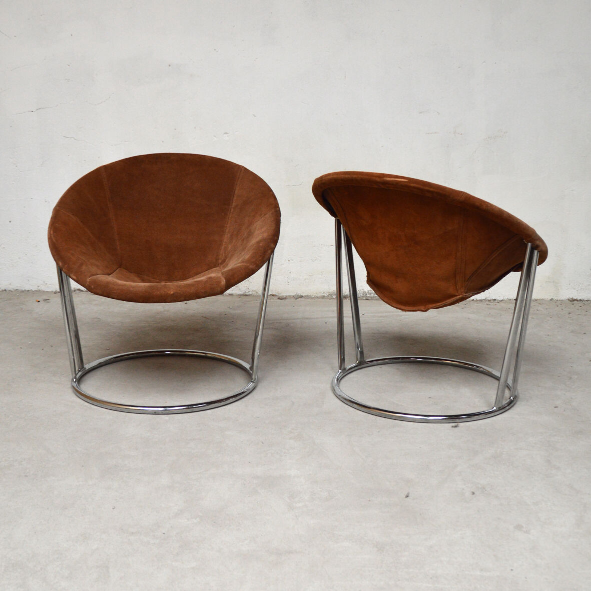 Paire de fauteuils Lusch Erzeugnis, 1960